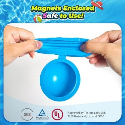 Reusable Water Balloons, Water Bombs Splash Ball, Magnetic Water Ball for Outdoor Games, Summer Party(8Pcs)