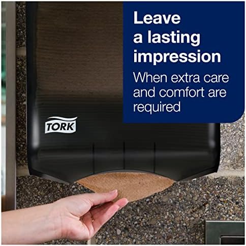 Tork Multifold Hand Towel, Natural, 100% recycled, FSC certified, Compatible with H2 Dispensers, 16 packs x 250 sheets (MK520A)