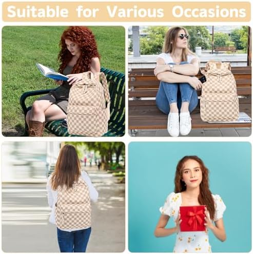 School Backpack for Teen Girls Bookbags Elementary High School Corduroy Laptop Bags Women Travel Daypacks