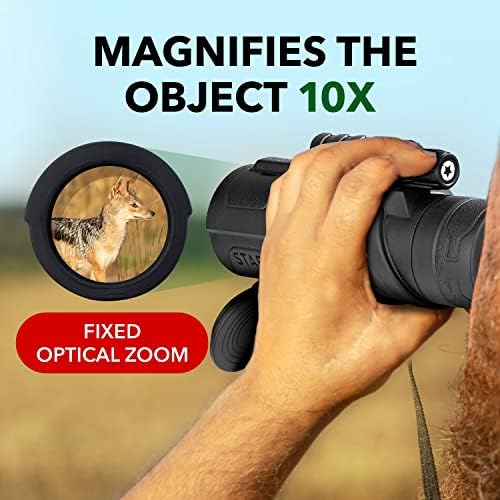 STARSCOPE Monocular G3 - Long-Range 10x42 High Powered Monocular | Small Monoculars for Bird Watching, Hunting, Sports, and More | Monoculars for Adults with BAK4 Prism