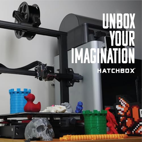 HATCHBOX 1.75mm Eggplant Purple PLA 3D Printer Filament, 1 KG Spool, Dimensional Accuracy +/- 0.03 mm, 3D Printing Filament