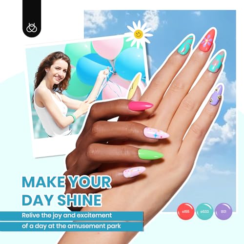 Beetles 85 Pcs Gel Nail Polish Kit with U V Light 55 Colors Gel Nail Kit for Beginners with Everything at Home Gel Polish Manicure Winter Nail Art Jelly Nails Emotional Spectrum Collection