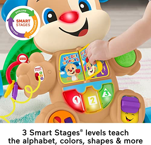 Fisher-Price Baby Toy Laugh & Learn Smart Stages Learn with Puppy Walker with Music Lights & Activities for Infants Ages 6+ Months