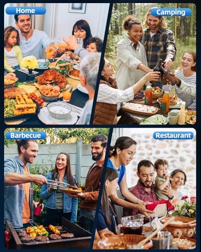 Rechargeable Electric Pepper and Salt Grinder Set, No Battery Needed, whit Gravity Sensing Switch and LED Light, One Hand Automatic Operation, Sliver 2 Pack