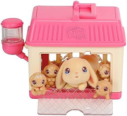 Little Live Pets Lil Baby Bunny Playset Pack, Mama Surprise Bunny Family Collection, Interactive Fold-Out Easter Baby Girl Gifts, Toy for Kids 5+