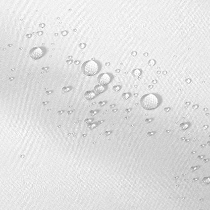 ALYVIA SPRING Extra Long Fabric Shower Curtain Liner Waterproof - 72" x 96", Soft & Lightweight X-Long Shower Curtain with Magnets, Machine Washable - 72x96, White