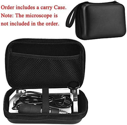 Aluminium Alloy Universal Adjustable Professional Base Stand Holder Desktop Support Bracket for Max 1.4" in Diameter USB Digital Microscope Endoscope Magnifier Loupe Camera