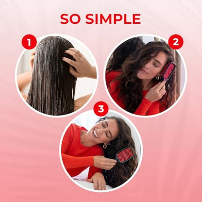 FHI Heat UNbrush Detangling Brush for Pain-Free Brushing on All Wet or Dry Hair Types — Durable DuoFlex Anti-Static Bristles, Lightweight Handle, Vented Hair Brush