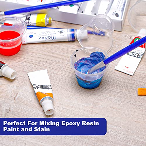 disposable medicine cups graduated, bulk pack of 1000, 1 oz (30ml) small plastic measuring cup for liquid medication, paint, epoxy, pill and resin