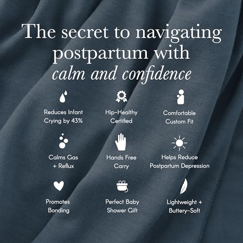 Solly Baby Wrap, Buttery-Soft Baby Carrier Newborn to Toddler 8-25 Lbs., Lightweight & Hands-Free Infant Sling Wrap, Breathable Summer Carrier, Baby Wearing & Postpartum Essential, New Mom Gift, Basil