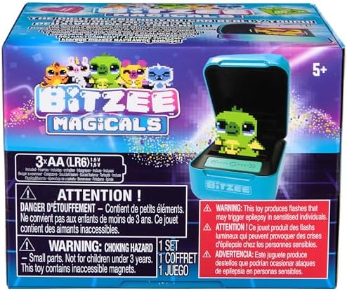 Magicals with 20 Interactive Characters Inside, Reacts to Touch, Digital Pet Kids Toys for Ages 5 and up