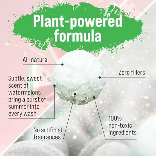 Rockin' Green Classic Rock Laundry Detergent (90 Loads), Plant based, All Natural Laundry Detergent Powder, Vegan and Biodegradable Odor Fighter, Safe for Sensitive Skin, 45 oz (Smashing Watermelons)