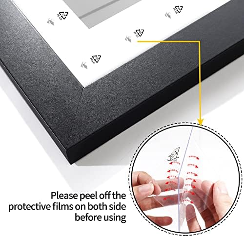 LaVie Home 8x24 Picture Frame Black, Panoramic Picture Frame for Wall Decoration, Classic Black Minimalist Style Suitable for Decorating Houses, Offices, Hotels（1 Pack）