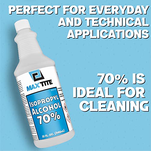 MAXTITE Isopropyl Alcohol 70% (1 Gallon (32oz, 4 Pack))