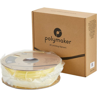 Polymaker PLA PRO Filament 1.75mm 1kg, Tough & High Rigidity Light Yellow 3D Printing Filament, PolyLite PLA PRO 3D Printer Filament 1.75mm, Print with Most 3D Printers