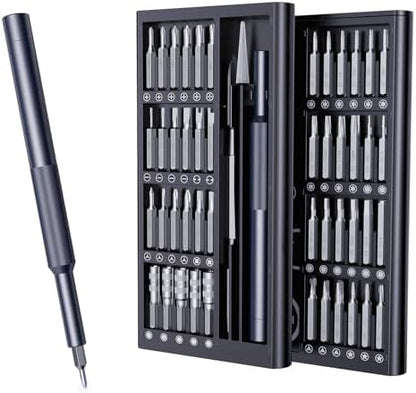 AXTH 50-in-1 Small Precision Screwdriver Set, Professional Magnetic Mini Repair Tool Kit for Phone, Computer, Watch, Laptop, Macbook, Ring Doorbell, Eyeglass, Electronic, [Bearing Steel] Screw Driver