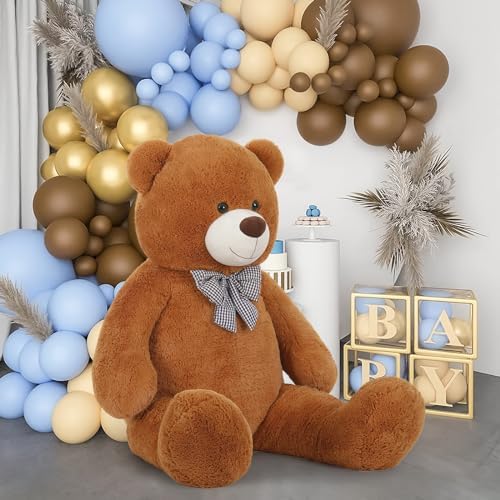 MaoGoLan Big Teddy Bear 5ft - Large Stuffed Animal with Smiling Face - Cuddly Valentines Gift for Boyfriend,Wife,Lover