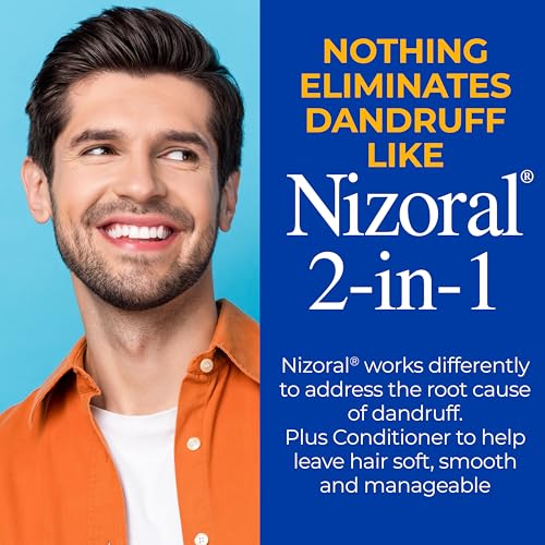 Nizoral 2-IN-1 Anti-Dandruff Shampoo & Conditioner with 1% Ketoconazole, 14 fl oz