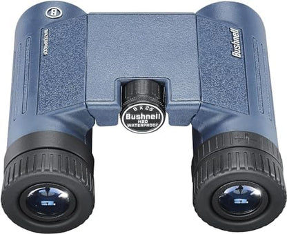 Bushnell H2O 8x25 Binoculars for Bird Watching – Compact and Waterproof with BaK-4 Prisms & Multi-Coated Optics – Lightweight for Hiking, Travel & Wildlife Viewing