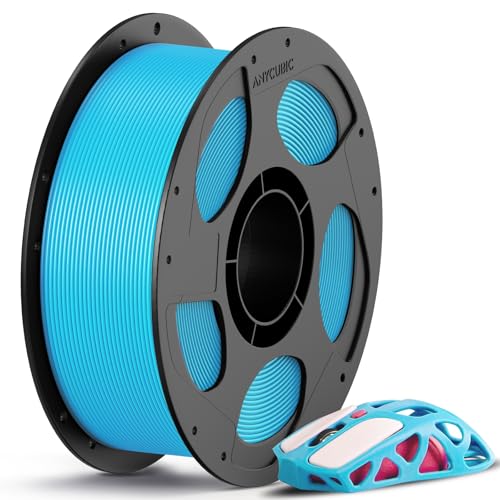 Anycubic PLA 3D Printer Filament, Intelligent PLA Filament Enhanced Smart Printing, 3D Printing PLA Filament 1.75mm Dimensional Accuracy +/- 0.02mm, 1KG Reusable Spool (2.2 lbs), Tropical Turquoise