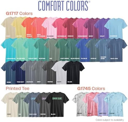 Comfort Colors Adult Heavyweight Short Sleeve Tee, Style G1717/G1745, Multipack
