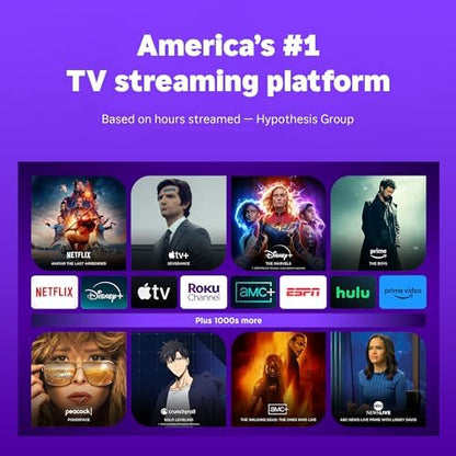 Roku Ultra - Ultimate Streaming Player - 4K Streaming Device for TV with HDR10+, Dolby Vision & Atmos - Bluetooth & Wi-Fi 6- Rechargeable Voice Remote Pro with Backlit Buttons - Free & Live TV