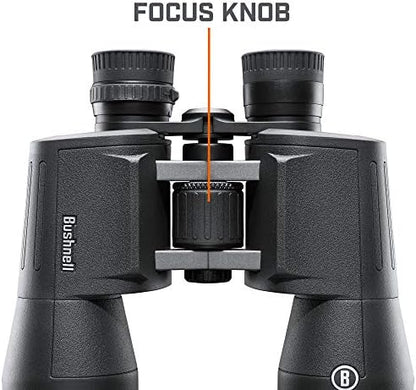 Bushnell PowerView 2 Binoculars, High-Definition Binoculars with Multi-Coated Lenses, Durable Aluminum Alloy Chassis, Wide Field of View, Ideal for Wildlife Observation, Hiking and Sporting Events