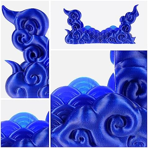 PETG Filament 1.75mm, PETG 3D Printing Filament, 2.2 LBS (1KG) Cardboard Spool, Fit Most FDM 3D Printer,Blue…