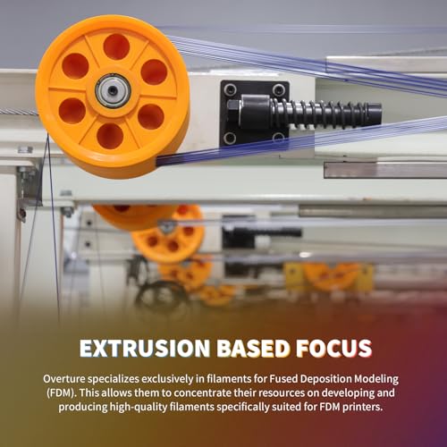 OVERTURE PLA Filament 1.75mm PLA 3D Printer Filament, 1kg Cardboard Spool (2.2lbs), Dimensional Accuracy +/- 0.02mm, Fit Most FDM Printer (Royal Gold)