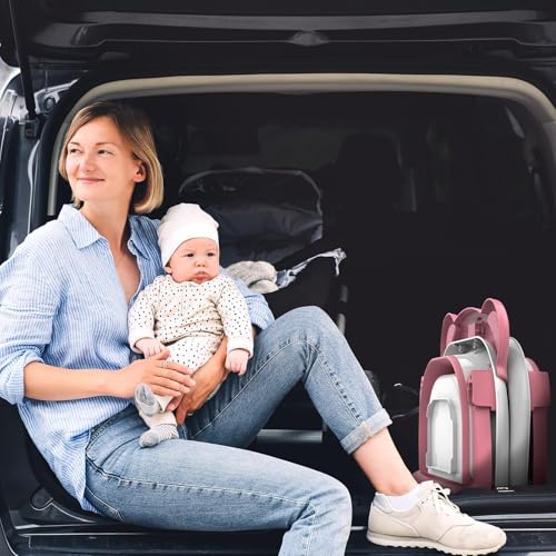 TPN Collapsible Baby Bathtub, Baby Bath Tub with Soft Cushion & Real-Time Thermometer, Baby Bathtub Infant to Toddler Tub (0-36 Months), Portable Newborn Travel Bath tub