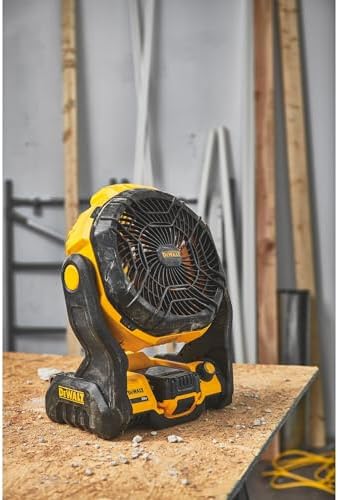 DEWALT 20V MAX Jobsite Fan, Cordless, Portable, Bare Tool Only (DCE512B)
