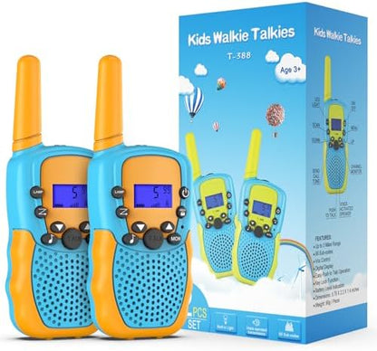 Selieve Toys for 3-12 Year Old Boys Girls, Walkie Talkies for Kids 22 Channels 2 Way Radio Toy with Backlit LCD Flashlight, 3 Miles Range for Outside, Camping, Hiking