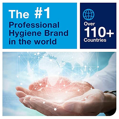 Tork Industrial Centrefeed Dispenser Black - M2 + Refill - Paper Wiper White, 6 x 1000 Sheets