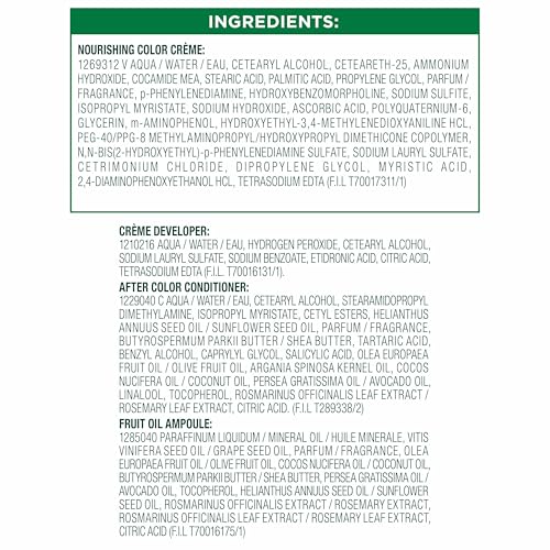 Garnier Hair Color Nutrisse Nourishing Creme, 20 Soft Black (Black Tea) Permanent Hair Dye, 2 Count (Packaging May Vary)