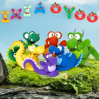 Air Dry Clay, Modelling Clay for Kids, 64 Colors DIY Molding Magic Clay for with Tools, Soft & Non-Sticky, Toys Gifts for Age 3 4 5 6 7 8+ Years Old Boys Girls Kids