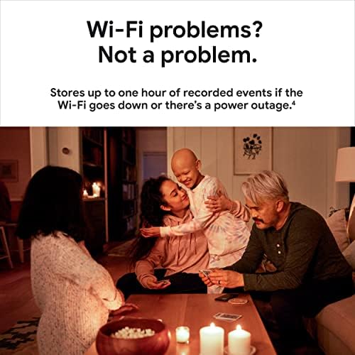 Google Nest Cam Outdoor or Indoor, Battery 2nd Generation - Snow (Renewed)