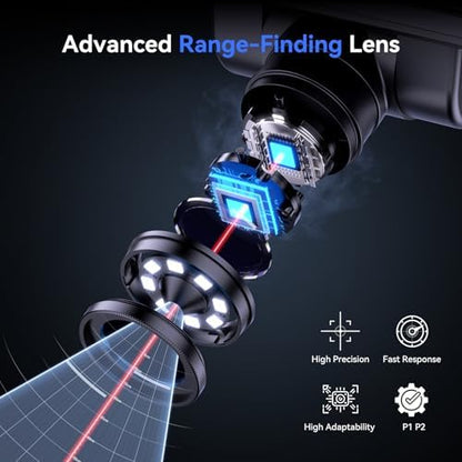 TOMLOV 4K Autofocus Microscope TM4K-AF Max, 10.1" HDMI Digital Microscope with Spin Flex Arm, Micro Soldering Microscopes for Electronics Repair, 52MP Error Coin Micro Scope Full View, Ring Light, 64G