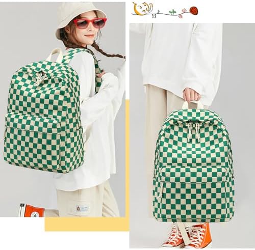 School Backpack for Teen Girls Bookbags Elementary High School Corduroy Laptop Bags Women Travel Daypacks