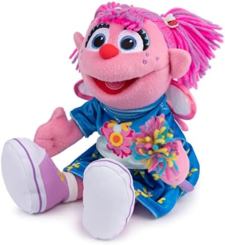 GUND Sesame Street Official Abby Cadabby Muppet Plush, Premium Plush Toy for Ages 1 & Up, Pink/Blue, 11”