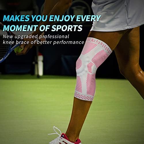 NEENCA Knee Brace for Women & Men, Medical Knee Support with Patella Pad & Side Stabilizers, Knee Compression Sleeve for Knee Pain, Meniscus Tear, ACL, Joint Pain, Runner, Workout - FSA/HSA Eligible