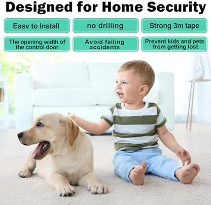 Sliding Door Lock, 6 Pack Child Safety Sliding Glass Door Lock for Sliding Glass Doors, Sliding Windows, Sliding Closet, etc. Easy to Installation Provides More Security for Your Baby and Pets