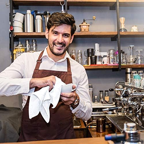 Utopia Kitchen White Flour Sack Towels [12 Pack - 28 x 28 Inch] 100% Cotton Tea Towels for Cleaning & Drying - Highly Absorbent Kitchen Dish Cloth