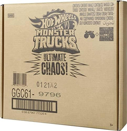Hot Wheels Monster Trucks, Set of 12 1:64 Scale Die-Cast Toy Trucks for Kids and Collectors, Styles May Vary (Amazon Exclusive)