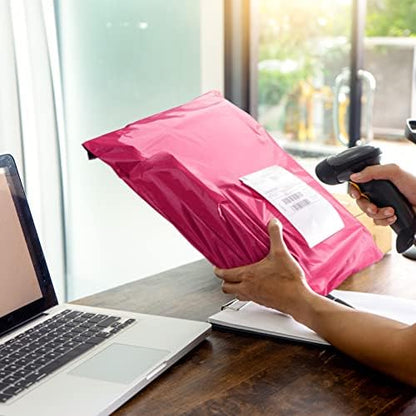 Metronic Pink Poly Mailers 14.5x19 Large Poly Mailers 100 Pack Self-Seal Shipping Bags, Packaging Bags, Shipping Envelopes, Packaging for Small Business, Boutique, Clothing