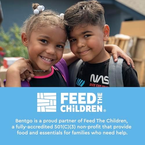 Bentgo Kids Lunch Bag - Double-Insulated, Reusable Lunch Bag for Kids 3+ with Adjustable Strap; Holds Lunch Box/Water Bottle/Snacks; Easy-Clean, Water-Resistant & Pockets (Rainbows & Butterflies)