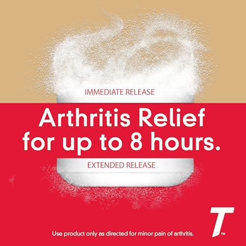 Tylenol Acetaminophen 650mg Extended Release Caplets, 8 Hour Arthritis Pain Relief, Joint Pain Reliever, Fever Reducer, Fast & Long-Lasting Relief, Oral Medicine for Minor Aches, 225 Count