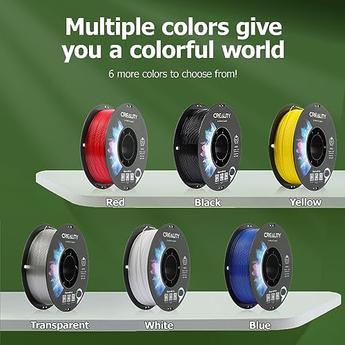 Official Creality PETG 3D Printer Filament 1.75mm 1KG (2.2lbs), High Precision, Strong Toughness, Odorless, Better Flow, Moistureproof 3D Printing CR PETG Filament, Grey