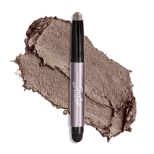 Julep Eyeshadow 101 Cream-to-Powder Waterproof Shadow Stick – Taupe Shimmer – Long-Lasting, Crease-Proof, Soft Grey Shimmer Eyeshadow with Built-in Smudger