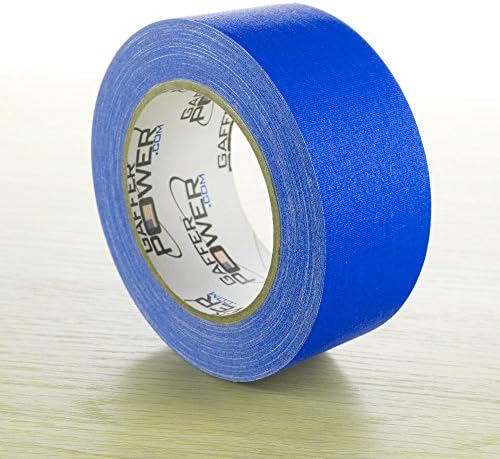 Gaffer Power Gaffers Tape 2 Inch | Electric Blue | USA Made Quality | Leaves No Residue
