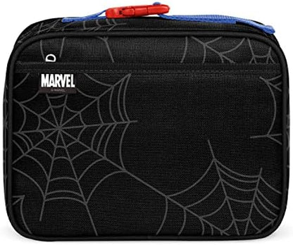 Simple Modern Marvel Kids Lunch Box for School | Reusable Insulated Lunch Bag for Toddler, Girl, and Boy | Meal Containers with Exterior & Interior Pockets | Hadley Collection | Spidey Kid